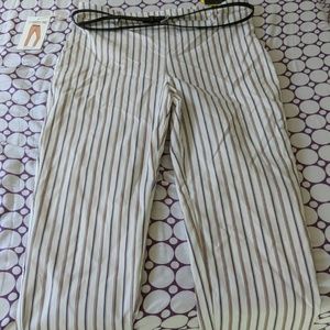 Striped trousers